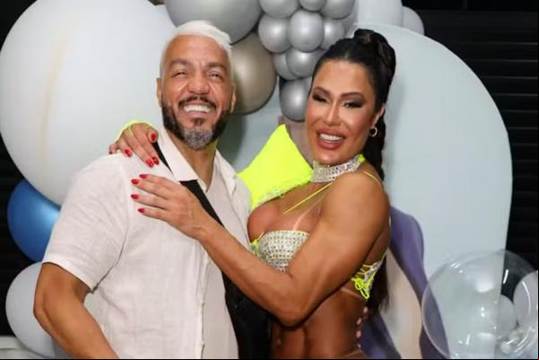 Belo e Gracyanne Barbosa(Imagem:Brazil News)