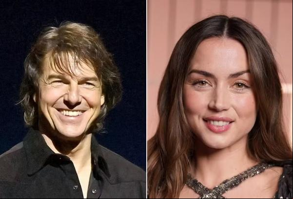 Tom Cruise e Ana de Armas(Imagem:Getty Images)