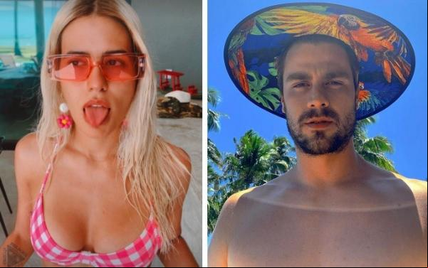 Antonia Morais e Paulo Dalagnoli am fim de ano em São Miguel dos Milagres.(Imagem:Reprodução/Instagram)