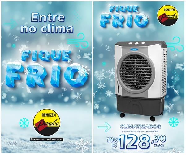 Fique no clima e mantenha-se frio com as ofertas incríveis do Armazém Paraíba(Imagem:Divulgação)