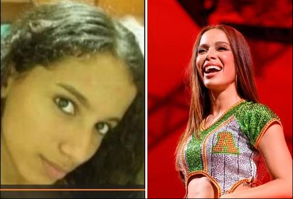 Fã leva camisa com foto de Anitta antes das plásticas, e cantora reage(Imagem:Manu Scarpa/Brazilnews)