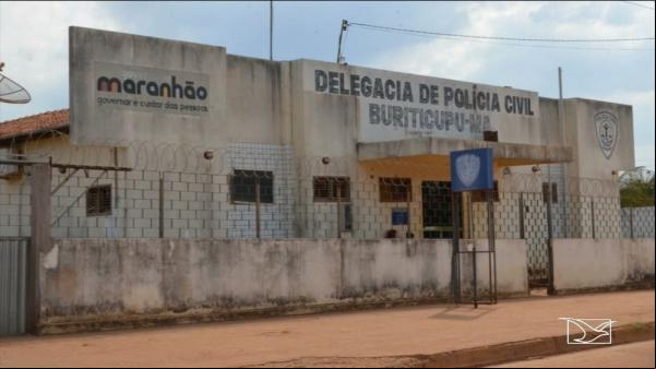 Homem foi conduzido para a Delegacia de Buriticupu, no Maranhão.(Imagem:Reprodução/TV Mirante)