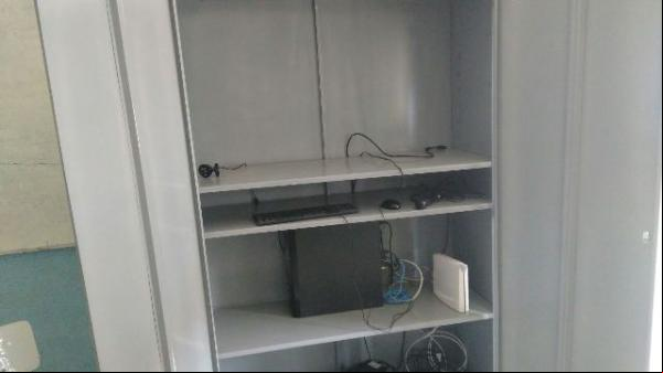 Armário onde ficava TV(Imagem:FlorianoNews)