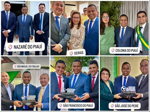  Deputado federal Dr. Francisco Costa participa de solenidades de posse em sete municípios do Piauí.(Imagem:Reprodução/Instagram)