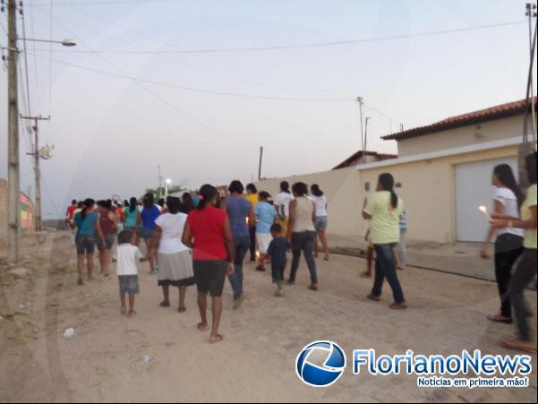 Procissão e missa encerraram o festejo de Nossa Senhora das Mercês em Floriano.(Imagem:FlorianoNews)