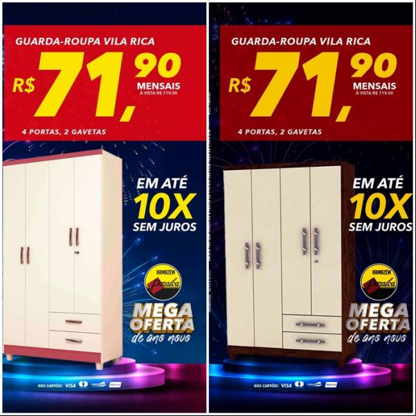 Ano Novo, casa nova: Mega oferta no Armazém Paraíba é a oportunidade que você esperava!(Imagem:Divulgação)