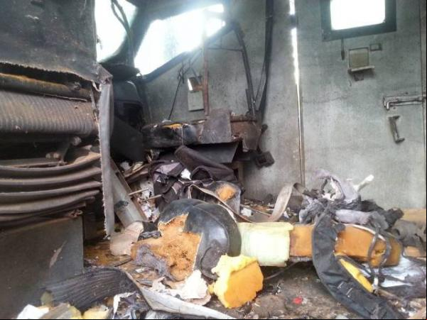 Bandidos explodem carro forte na BR-230, que liga Barão de Grajaú à São João dos Patos-MA.(Imagem:André Alves)