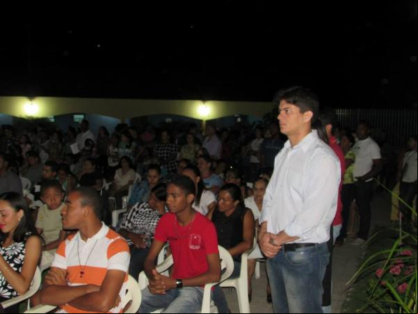 Enéas Maia prestigia inauguração no Mosteiro em Floriano.(Imagem:Jaquelina Nascimento)