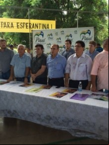 Themístocles Filho acompanha inauguração da primeira etapa do rodoanel de Esperantina.(Imagem:Alepi)