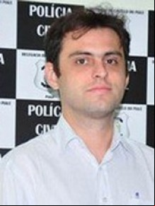 Delegado titular da delegacia de Esperantina, Igor Gadelha.(Imagem:Ascom/Sinpolpi)