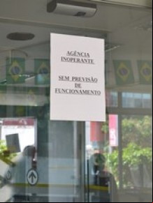 Agência ficará sem atendimento por tempo indeterminado.(Imagem: Misael Lima / Portal Mpiaui)