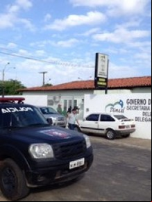 Delegacia de Homicídios de Teresina.(Imagem:Gil Oliveira/G1)