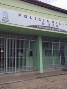 Policiais do 8º Batalhão da PM atenderam a ocorrência.(Imagem:Gil Oliveira/G1)