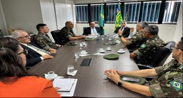 Reunião no TRE-PI sobre Segurança nas Eleições 2024.(Imagem:TRE/PI)
