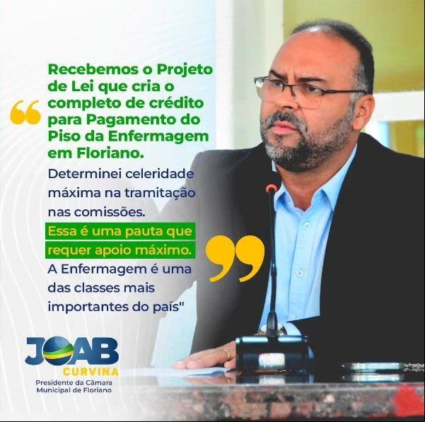Joab Curvina destaca importância da valorização da categoria e celeridade na tramitação do projeto.(Imagem:Reprodução/Instagram)
