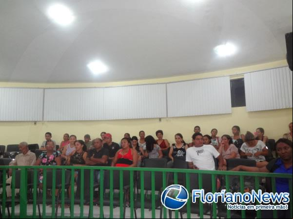 Notificação de despejo das famílias do Conjunto Zé Pereira é discutida na Câmara Municipal.(Imagem:FlorianoNews)