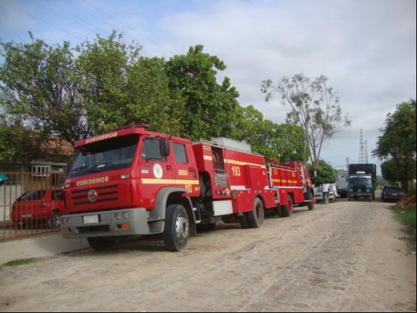 Carros dos bombeiros(Imagem:redaçao)