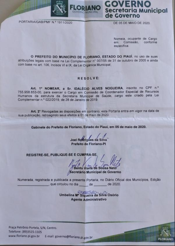 Nomeação(Imagem:Divulgação)