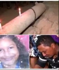 Menina de 10 anos morre esmagada após uma coluna de concreto cair.(Imagem:Divulgação)