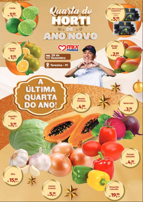 Quarta do hortifruti Mix Mateus(Imagem:Divulgação)