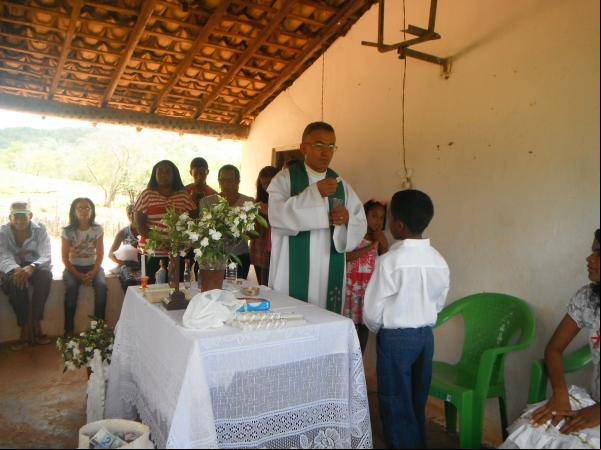 Realizada Missa de Natal com 1ª Eucaristia na localidade Boca da Entrada.(Imagem:FlorianoNews)