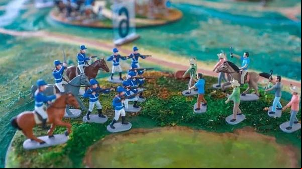 Representação da Batalha do Jenipapo.(Imagem:BBC )