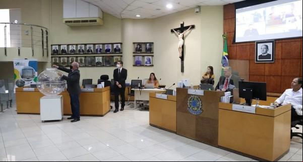 Sorteio definiu a ordem da propaganda gratuita.(Imagem:Ascom)