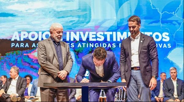 Leite preferiu se manter neutro na disputa entre Lula e Bolsonaro nas eleições de 2022(Imagem:Ricardo Stuckert/PR)