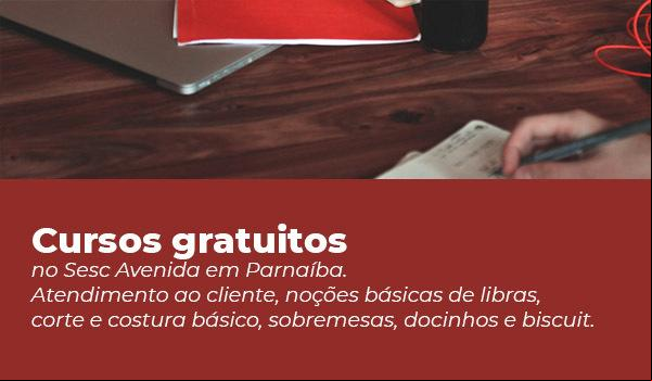 Sesc Avenida abre vagas para cursos gratuitos em diversas áreas.(Imagem:Divulgação)