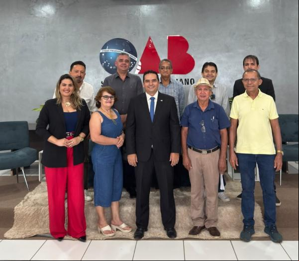 OAB Floriano promove encontro com entidades empresariais para fortalecer parcerias e o desenvolvimento regional.(Imagem:Divulgação)