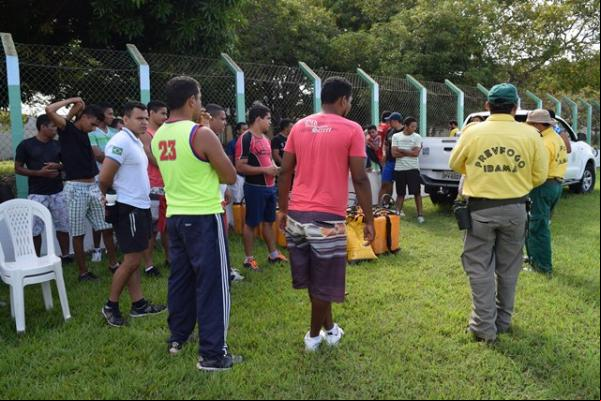 IBAMA e Secretaria de Meio Ambiente iniciam os testes para brigadistas PREVFOGO.(Imagem:Secom)
