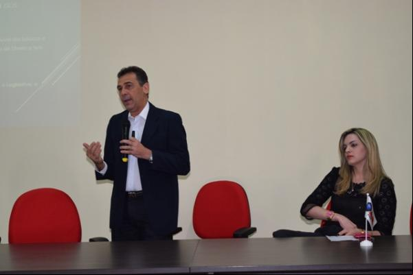 Prefeito e Advogado Gilberto Júnior participa das ações da Caravana Jovem Advocacia.(Imagem:Waldemir Miranda)
