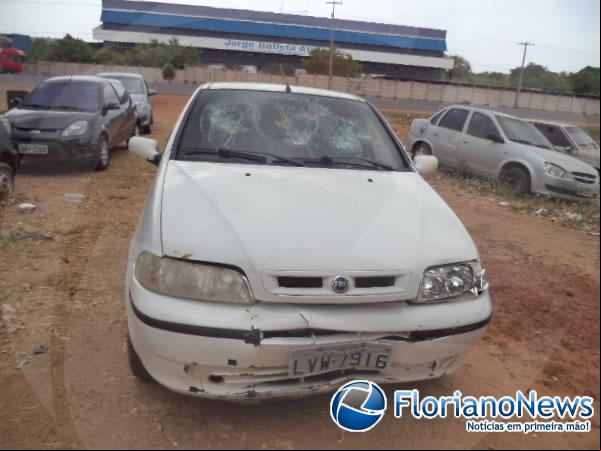 Em Barão de Grajaú motociclista colide contra carro e é atropelado enquanto recebe socorro.(Imagem:FlorianoNews)