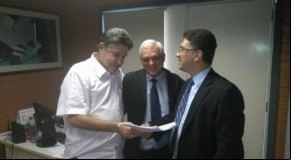 Marcos Steiner com Themístocles Filho e João Mádison.(Imagem:Alepi)