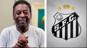 Pelé será homenageado pelo Santos com coroa no escudo do time em 2023(Imagem:Reprodução)