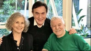 a atriz Irene Ravache e o ator, diretor e produtor Miguel Falabella(Imagem:Divulgação)