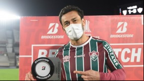 Fred é eleito melhor jogador da partida em River Plate x Fluminense(Imagem:Conmebol)