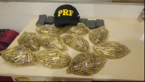 Apreensão de materiais(Imagem:Divulgação/PRF)