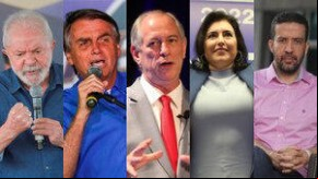 Agregador de pesquisas: Projeção mostra Lula à frente em 16 Estados; Bolsonaro lidera em 8.(Imagem:Divulgação)