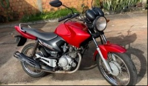 Motocicleta YBR Factor vermelha, de placa NIX-3944, foi furtada em Floriano.(Imagem:Divulgação)