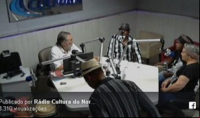 Ladrão invade Rádio Cultura durante programa ao vivo.(Imagem:Reprodução)
