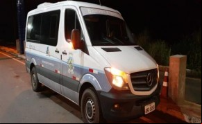 Van barrada(Imagem:Reprodução)