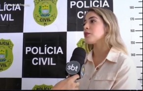 Delegada Emily Amanda(Imagem:Reprodução/TV Tropical)