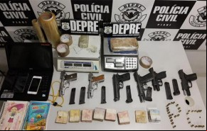 Apreensão de materiais(Imagem:Divulgação: Depre)