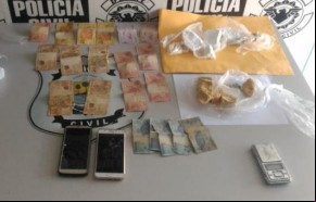 Grávida é presa por distribuir drogas em bocas de fumo em Teresina.(Imagem:Portalr10)