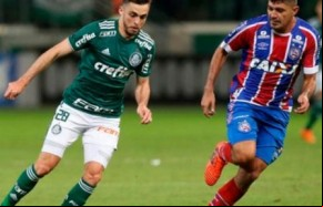 Em busca das semifinais da Copa do Brasil, Bahia enfrenta o Palmeiras no Pacaembu.(Imagem:Divulgação)