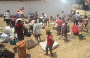 Chegada dos Romeiros de São Francisco (Canidé-Ceará)(Imagem:Cida Santana)
