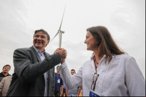 Solenidade de Inauguração do Complexo Eólico ?Chapada do Piauí I, II e III?.(Imagem:Marcelo Cardoso)