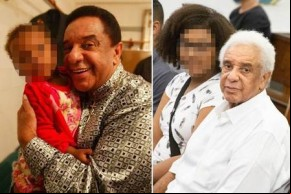 Agnaldo Timóteo com a filha Keyty, que hoje está com 14 anos.(Imagem:Arquivo pessoal)