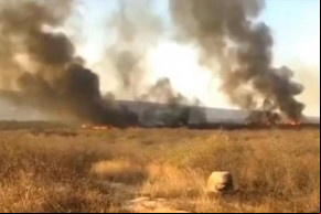 Incêndio na divisa entre Piauí e Ceará dura 5 dias e destrói propriedades.(Imagem:Divulgação)